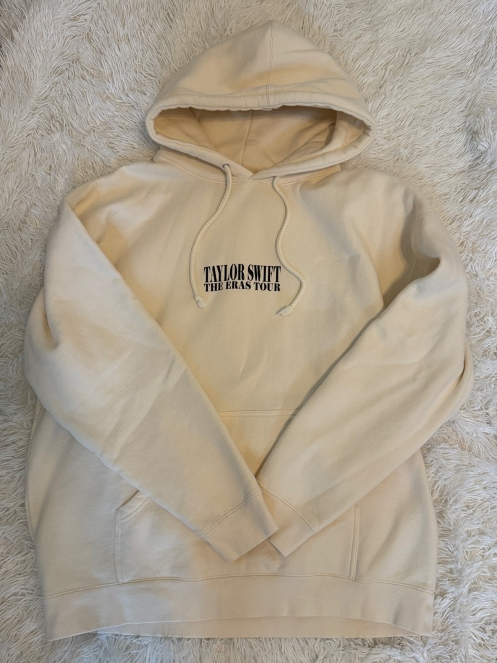 Taylor Swift Cream Hoodie - The Eras Tour Women’s Sweatshirt